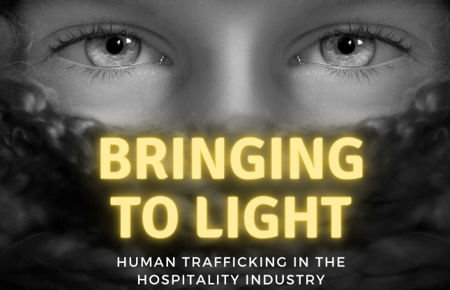 Human Trafficking awareness graphic