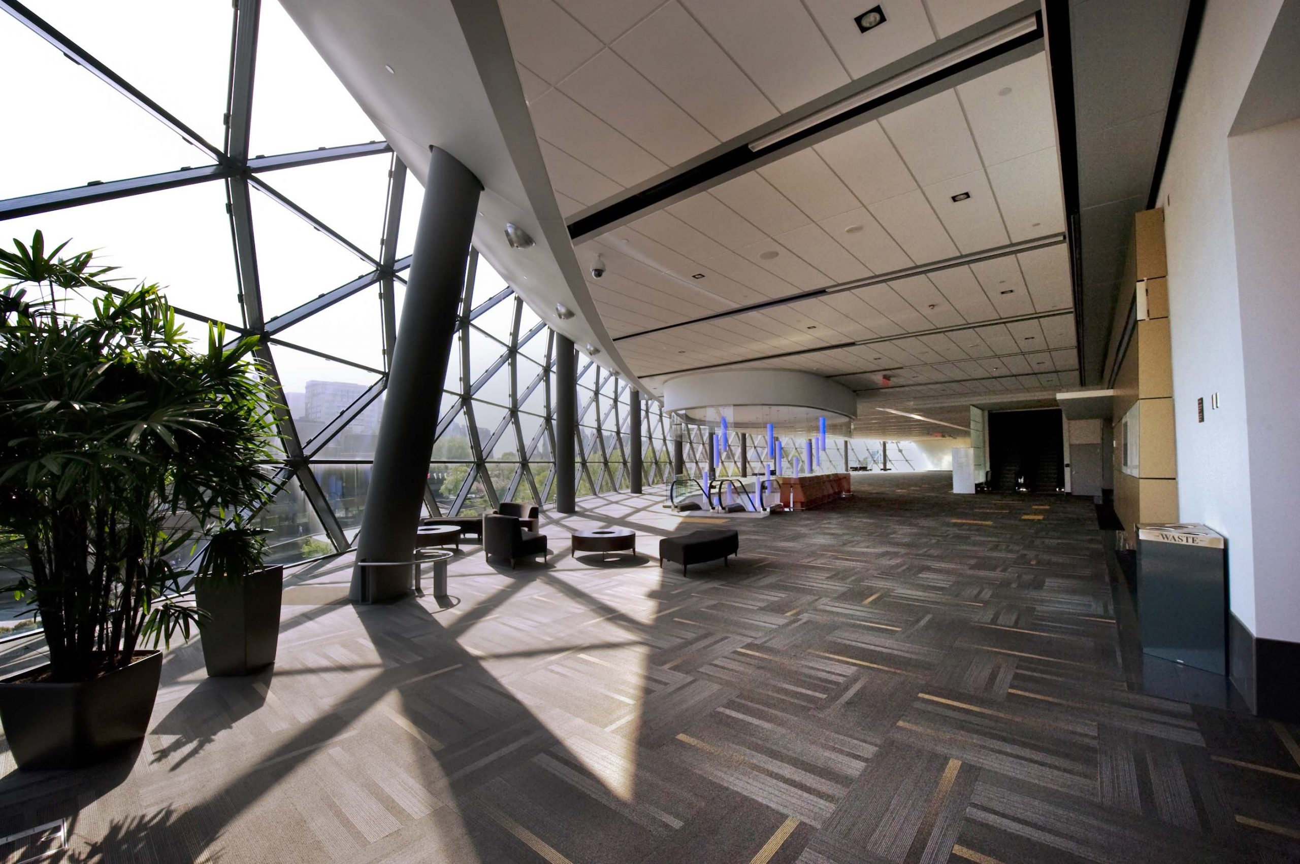 The Shaw Centre's Parliament Foyer on Level 3.