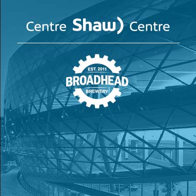 Shaw Centre and broadhead logo