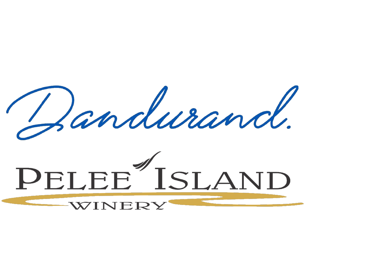 Dandurand and Pelee Island logos.