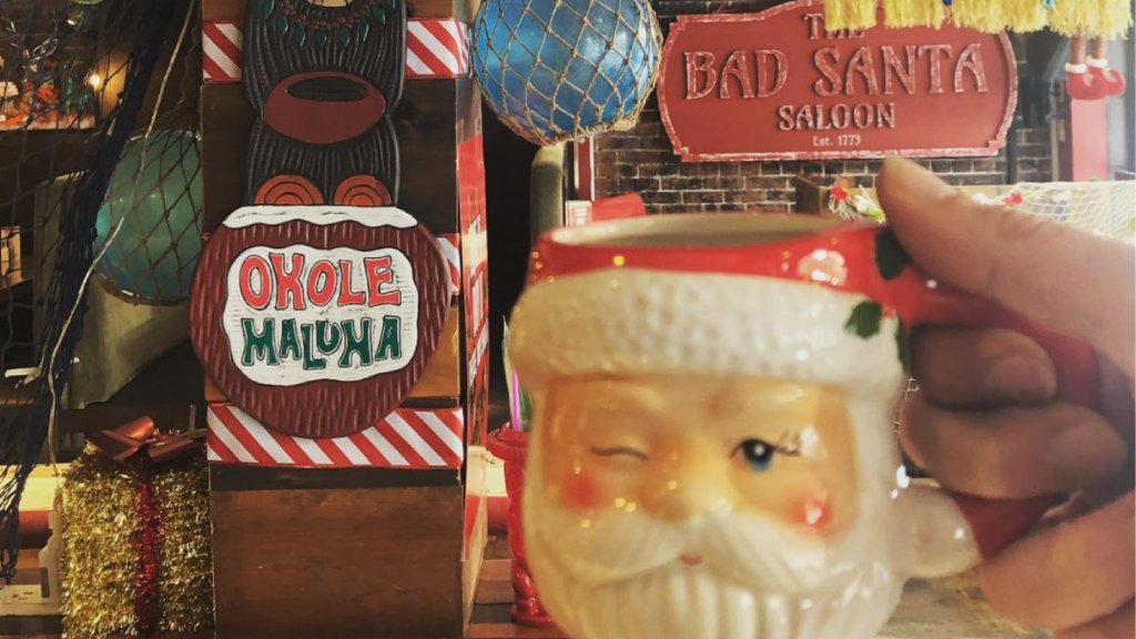 Santa Mug in Bad Santa Saloon