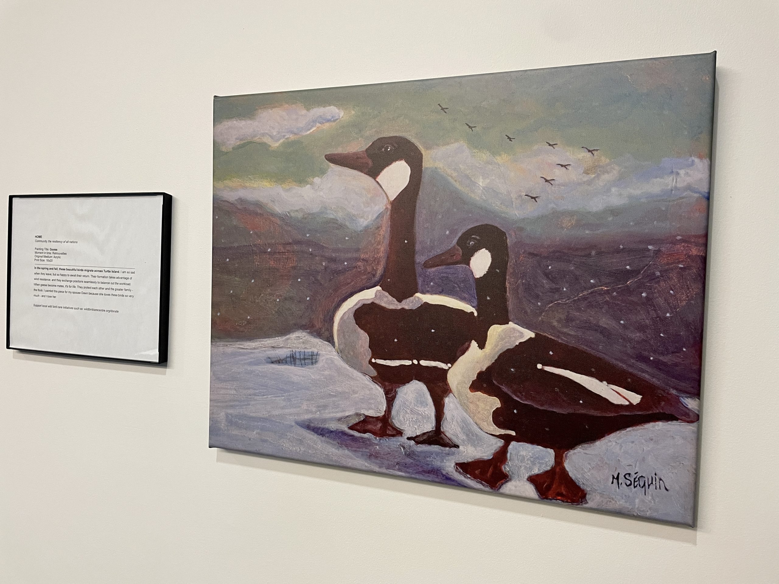 Photo of "Goose" Painting